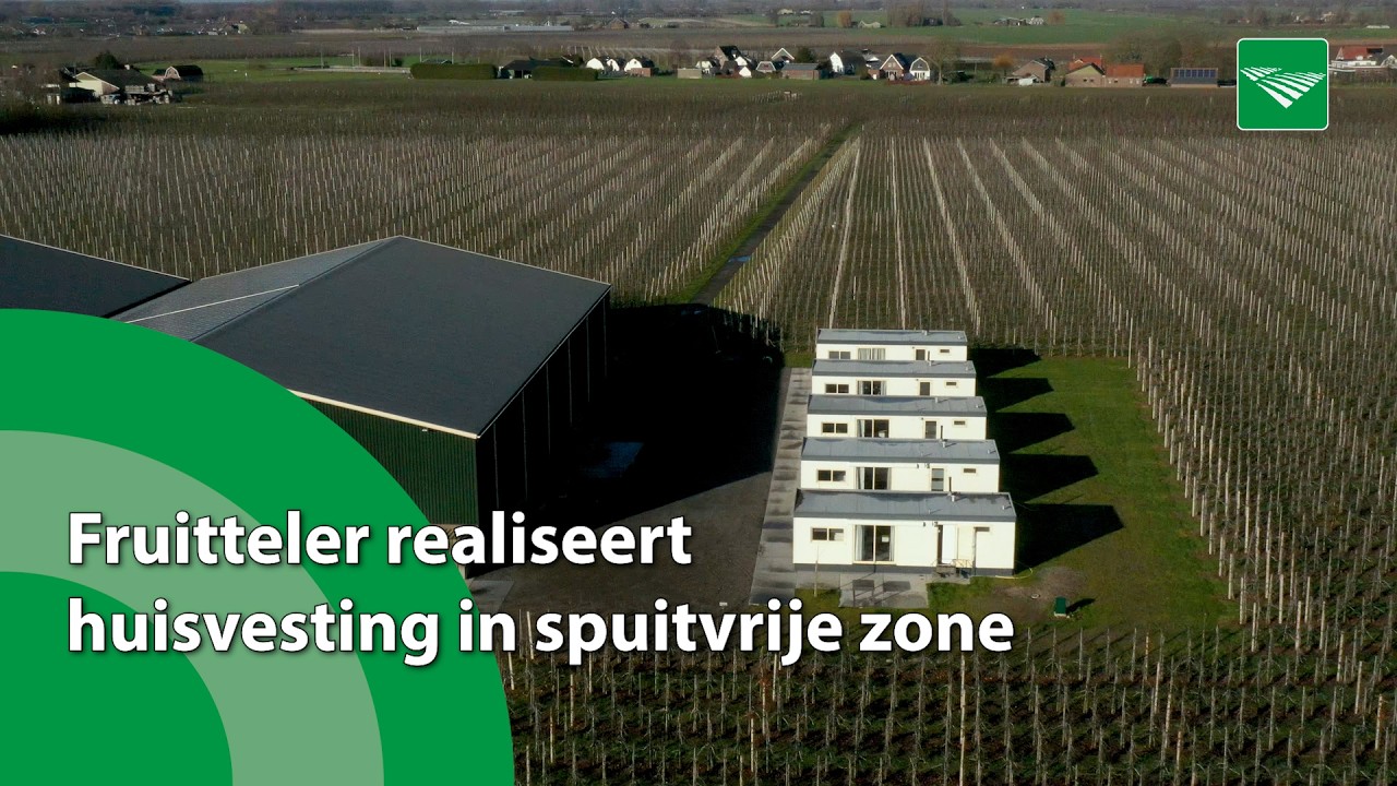 Fruitteler realiseert huisvesting in spuitvrije zone