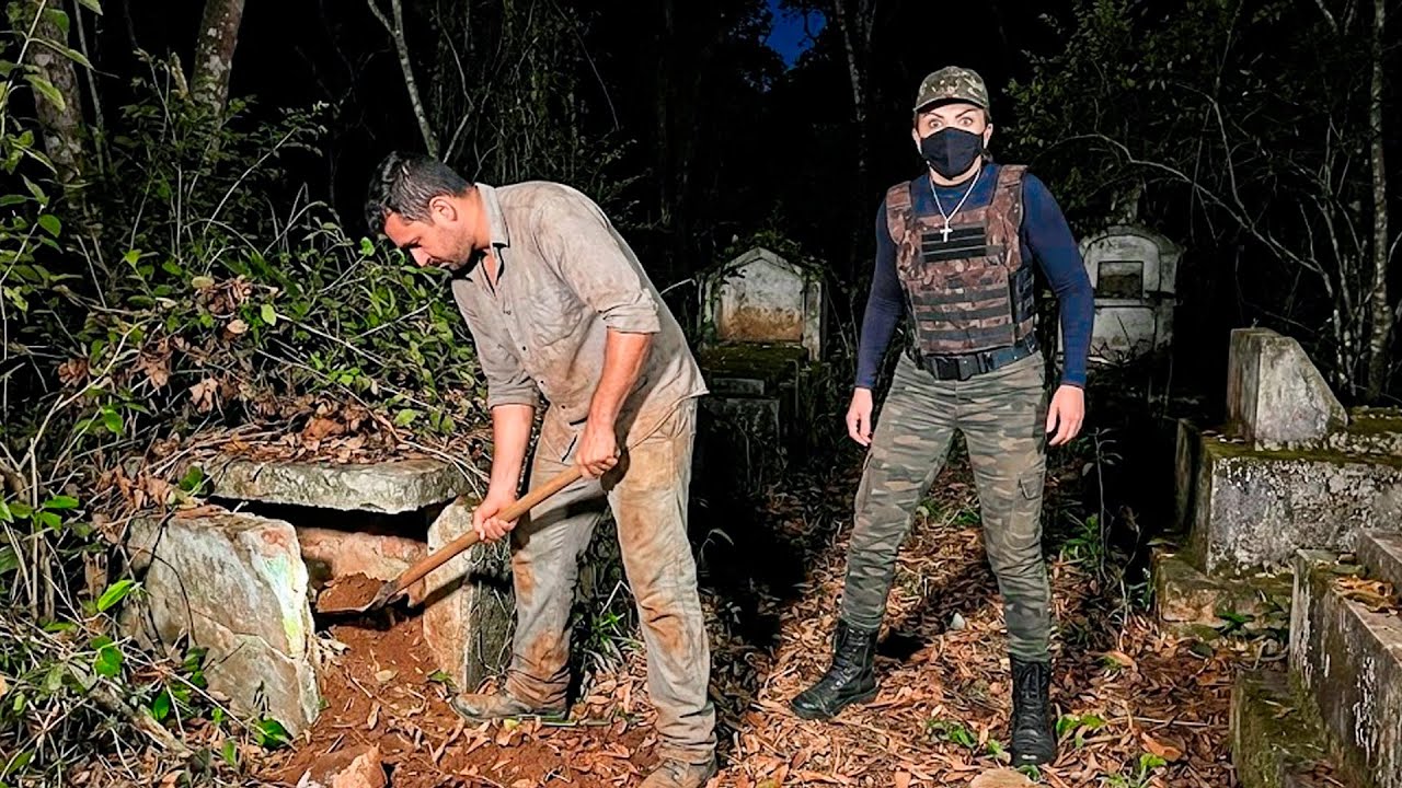 NUNCA VI ISSO! HOMEM DESTRÓI CEMITÉRIO E ENLOUQUECE - SPIRITBOX