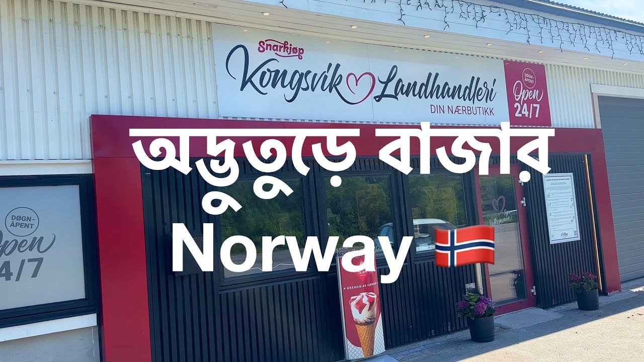 Norway এর অদ্ভুতুড়ে বাজার | Automated Supermarket Norway | Grocery Store | Price of Fruits Vegetable