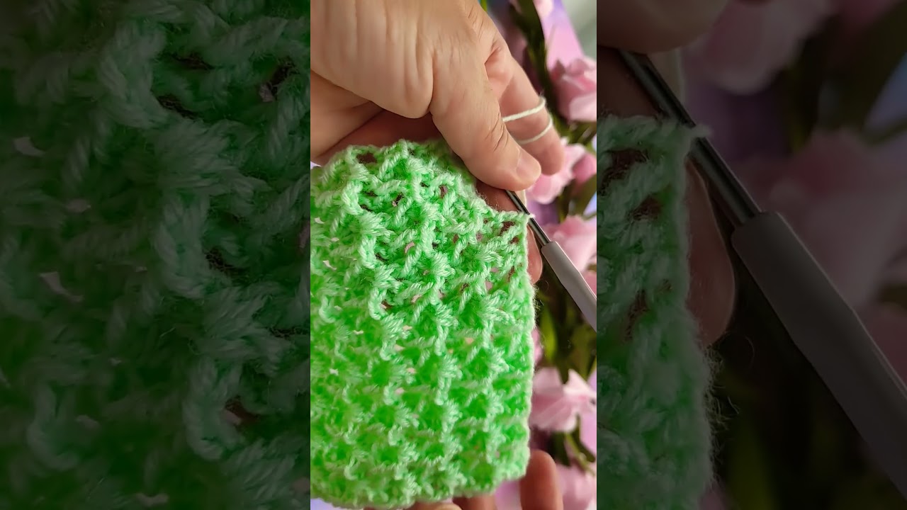 Wonderful DIY Crochet cift taraflı &ouml;r&uuml;len kolay model #crocheting #crochet #knitting #pattern