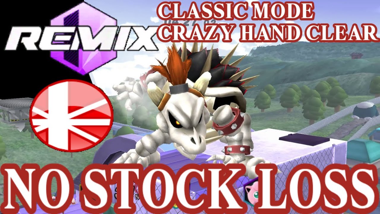 Project M Ex Remix 0.95b - Classic Mode on Intense with Giga Dry Bowser (Crazy Hand Clear)