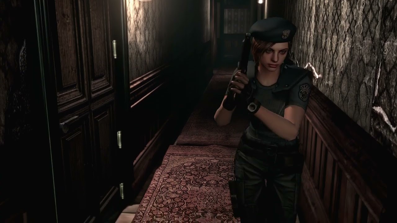 Resident Evil 1 HD Texture Overhaul Mod Gameplay (Yawn & Elder Crimson Head)