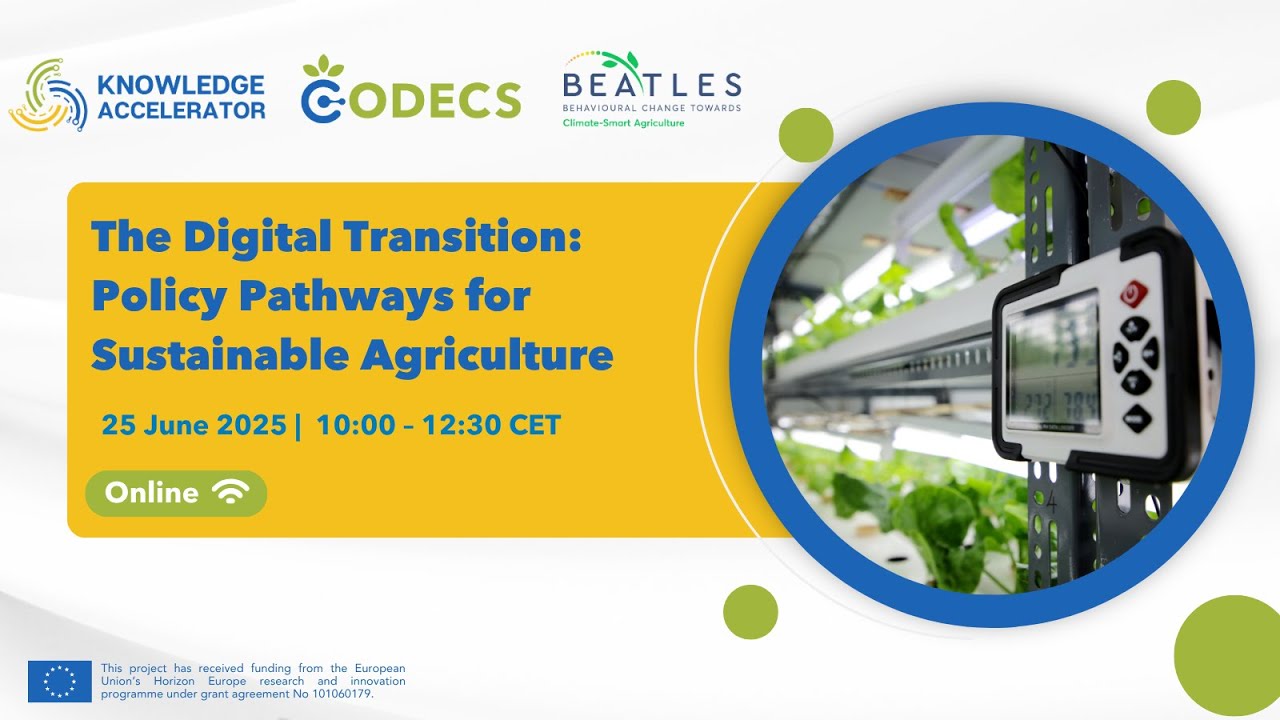 The Digital Transition: Policy Pathways for Sustainable Agriculture