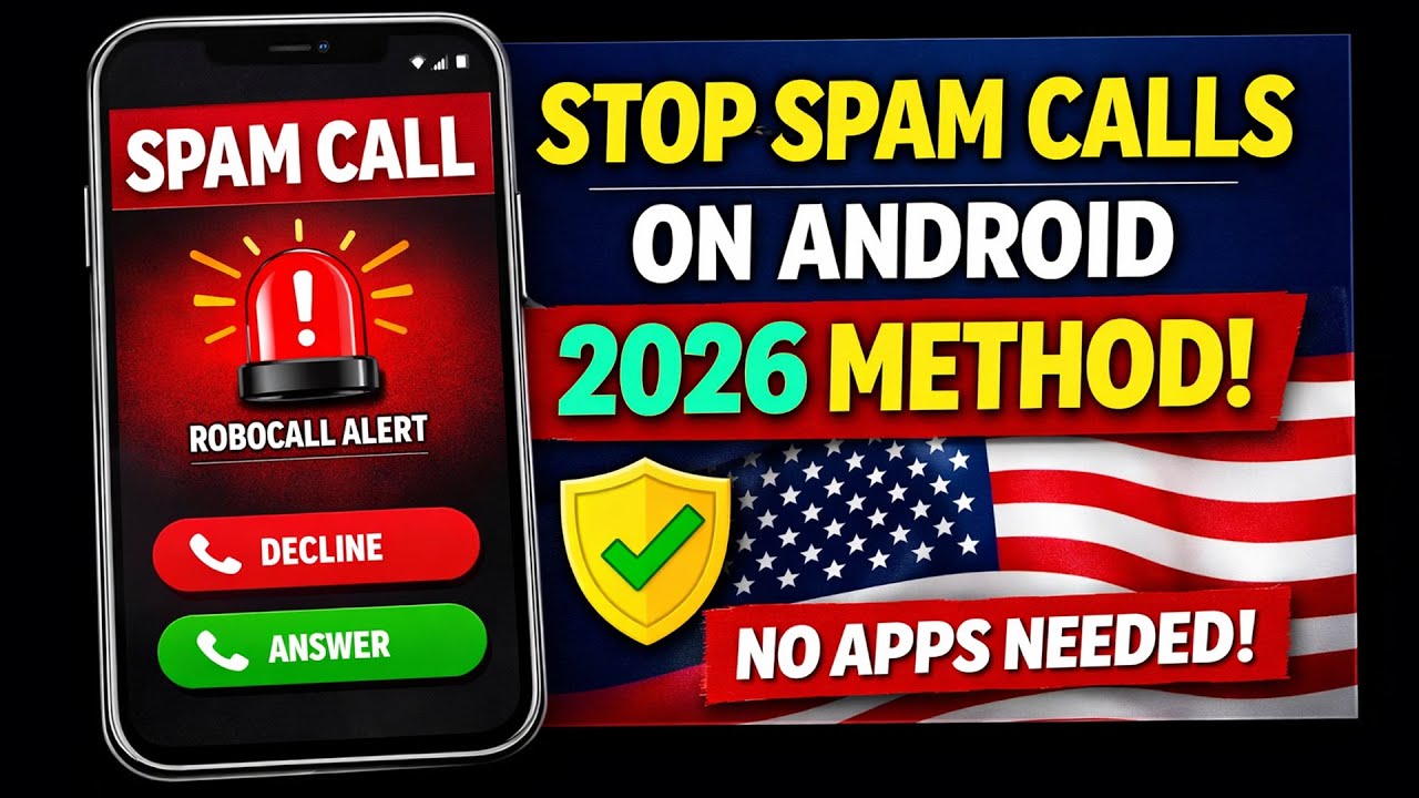 How to Stop Spam Calls on Android | Stop Robocalls - 2026 method