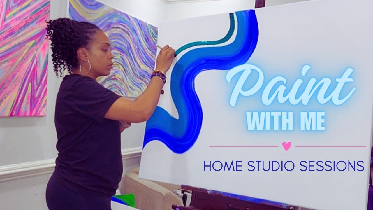 Watch This Abstract Painting Come Together | Relaxing Time-Lapse Journey | Art Demo
