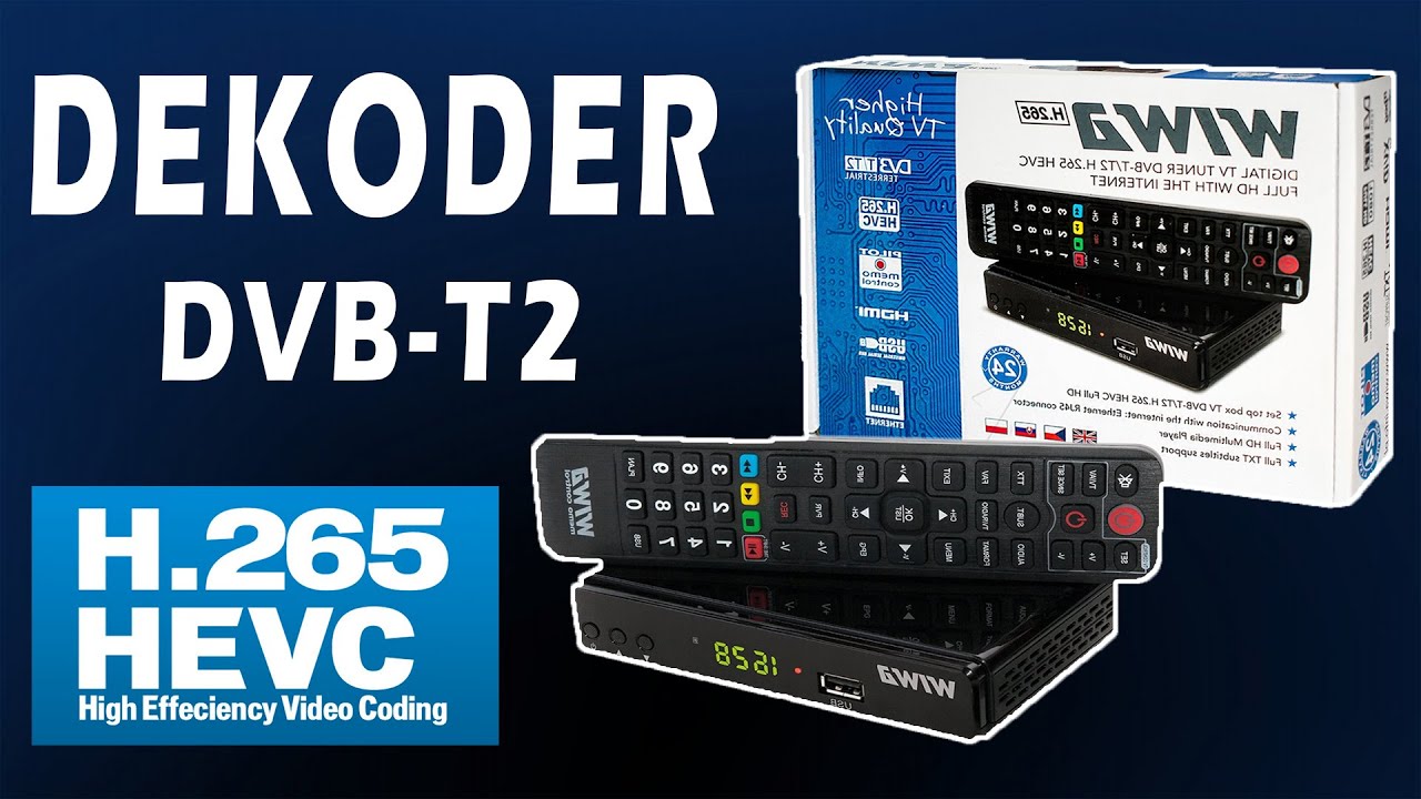 JAKI DEKODER DVB-T2 WYBRAĆ ? RECENZJA Wiwa H.265 LITE,Opticum Nytro Box NS DVB-T2,Ferguson Ariva T75