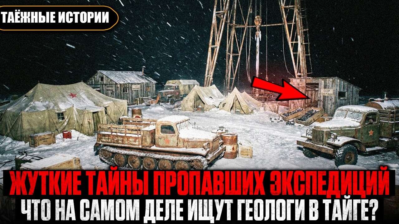 Геологи в ТАЙГЕ ИСЧЕЗАЮТ Без Следа, и Вот ПОЧЕМУ! Таёжные Истории | Сборник