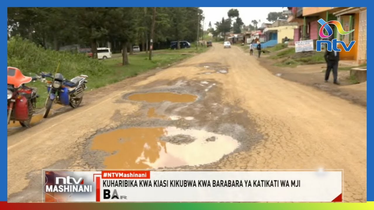 Madereva na wahudumu wa boda boda walalamikia uharibifu wa barabara mjini Molo