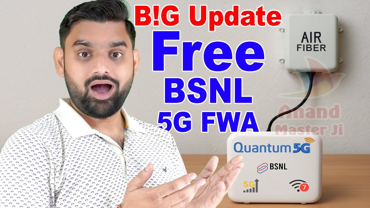 BSNL Free Offer For Quantum 5G FWA – Free 5G Wireless Access for BSNL Users | Full Details