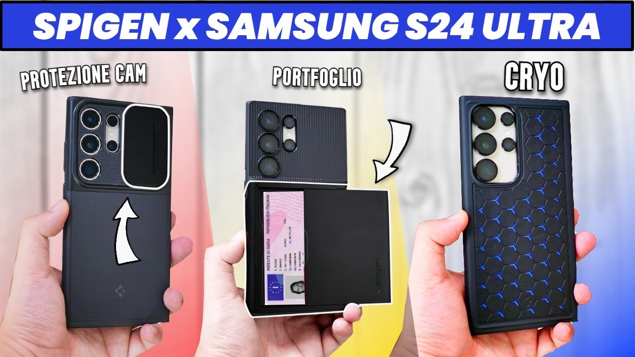 Le MIGLIORI COVER per SAMSUNG GALAXY S24 ULTRA by SPIGEN