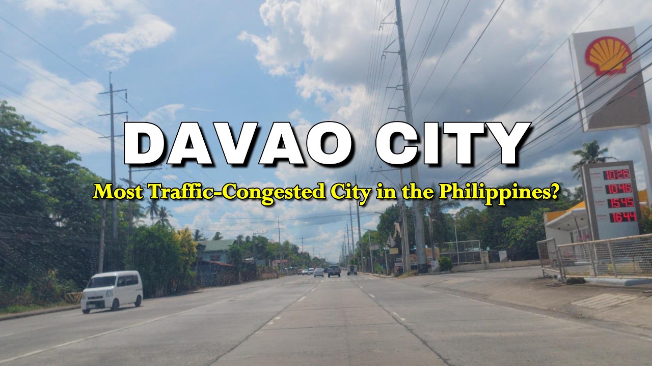 Davao City Streets: Rush Hour Traffic & Urban Driving 🏙️ | 4K