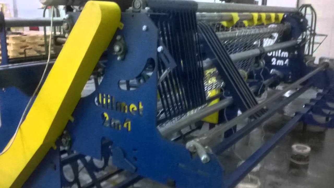 Maszyna automat do produkcji siatki Diilmet MASTER 2016  -Full Automatic chain link fence machine
