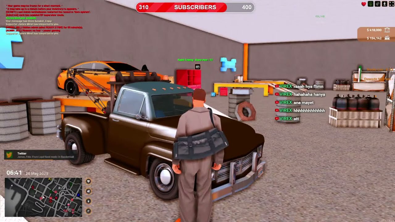 GTA SA (MTA Rp MAROC)  47 RP Day/04 🔧 الحاج داود الميكانيكي 🇲🇦