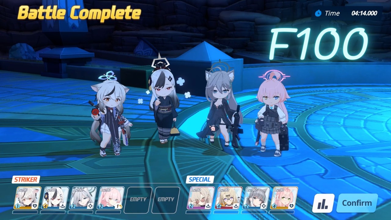 [Blue Archive] Final Release Restriction - Fury of Set (Blue/Mystic) F100 8 students comp.