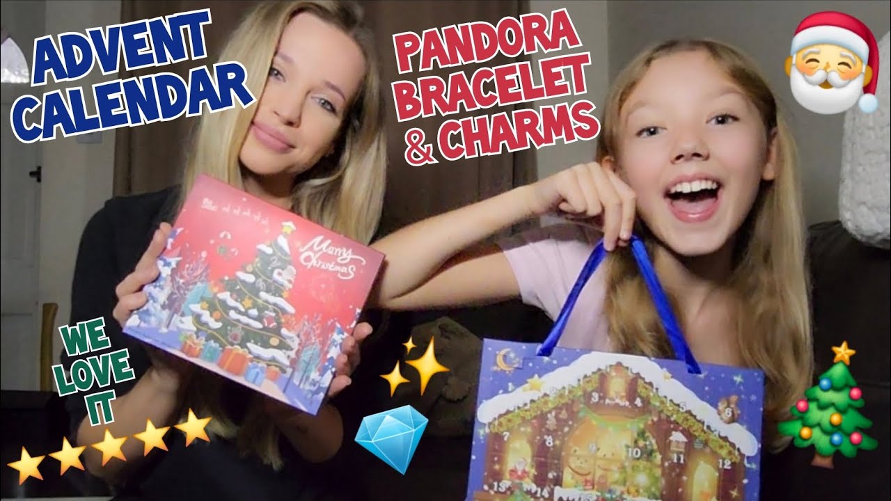 Charms Bracelets Advent Calendar Pandora Style Dupe 2024 Unboxing Trending Viral Beautu Skincare