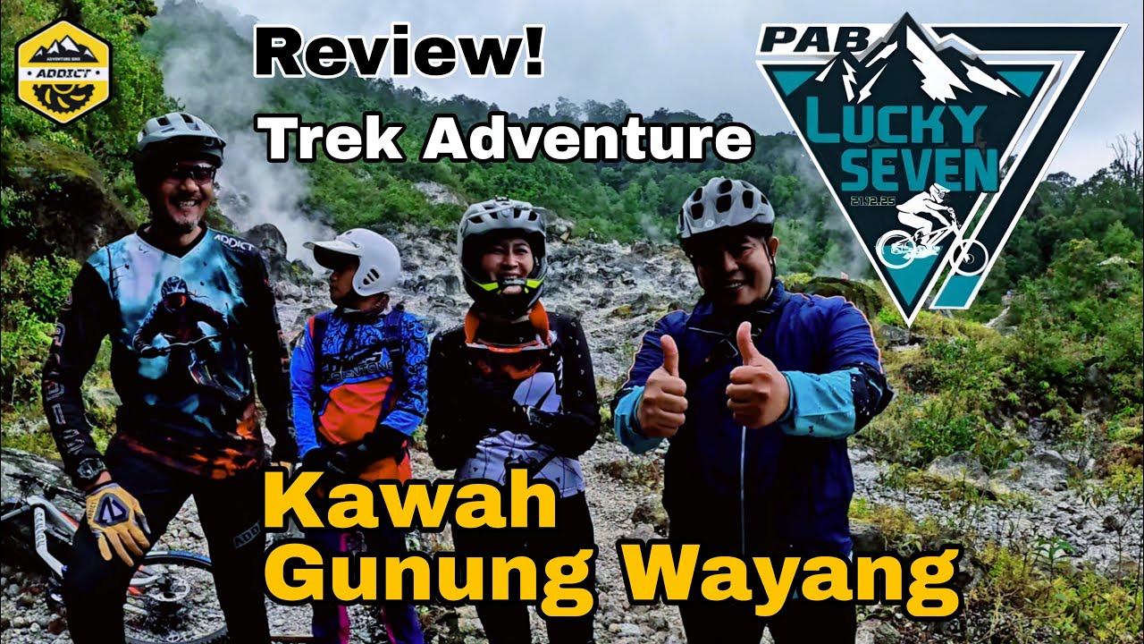 Review Trek Adventure Sepeda PAB Lucky Seven di Kawah Gunung Wayang Pangalengan