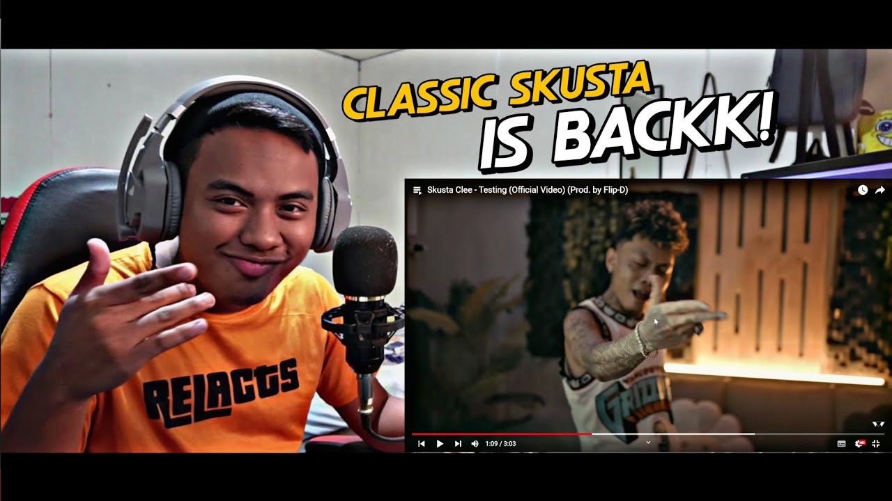Skusta Clee - Testing (Official Video) (Prod. by Flip-D) | Reaction Video