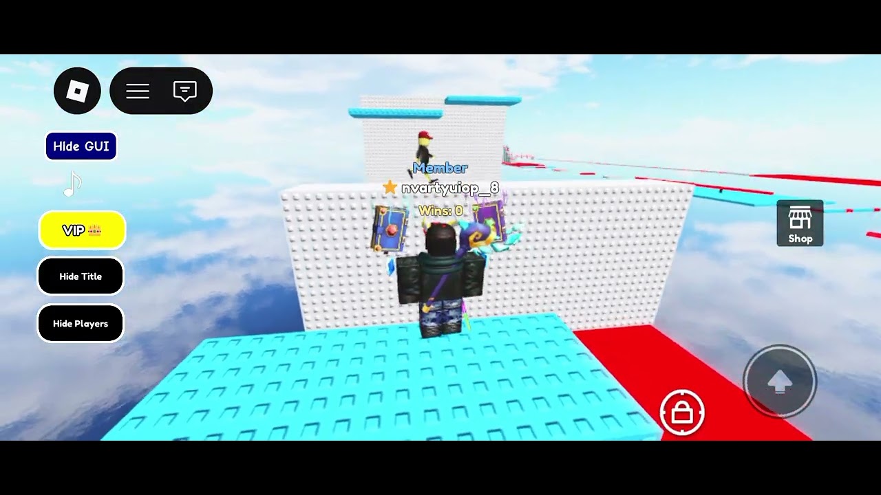 Tamatin jalur bocil di suka laser tower#roblox 
