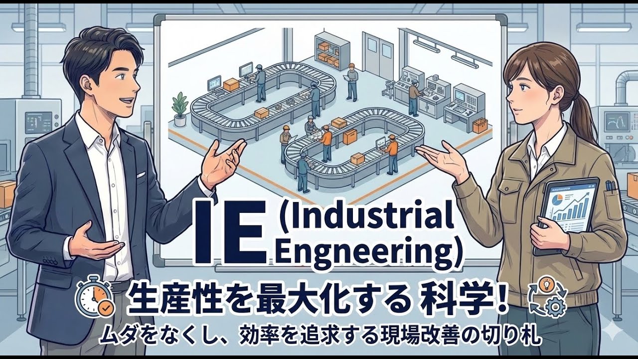 【重要論点・聞き流し】IE（インダストリアル・エンジニアリング）『データと分析に基づいて説得力のある改善案を導き出すための思考プロセス』（事例３）
