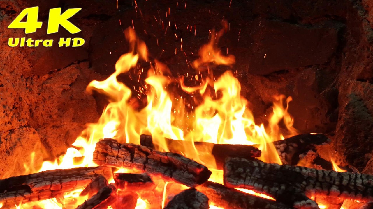 🔥 Winter Cabin Fireplace Ambience, Relaxing fireplace videos. Cozy winter cabin camping