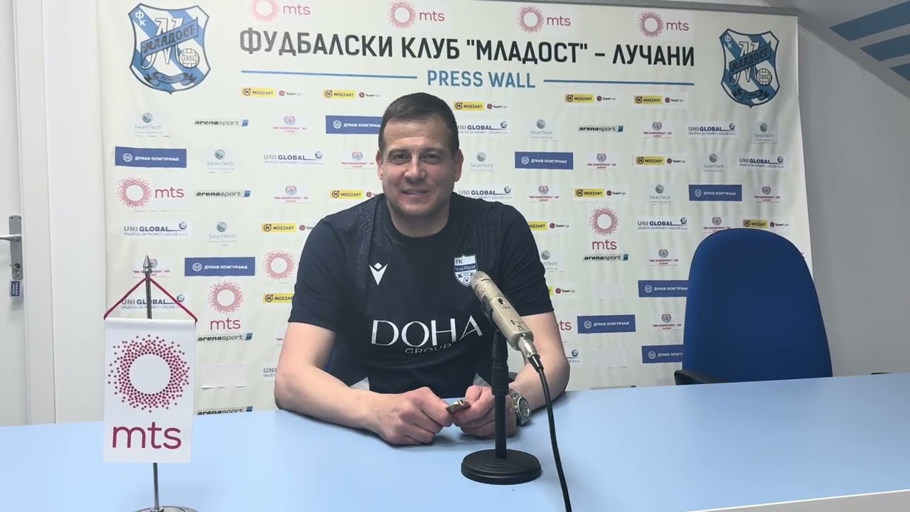 Konferencija za medije nakon 26. kola Superlige Srbije • FK Mladost - FK Novi Pazar 0:2 (0:1)