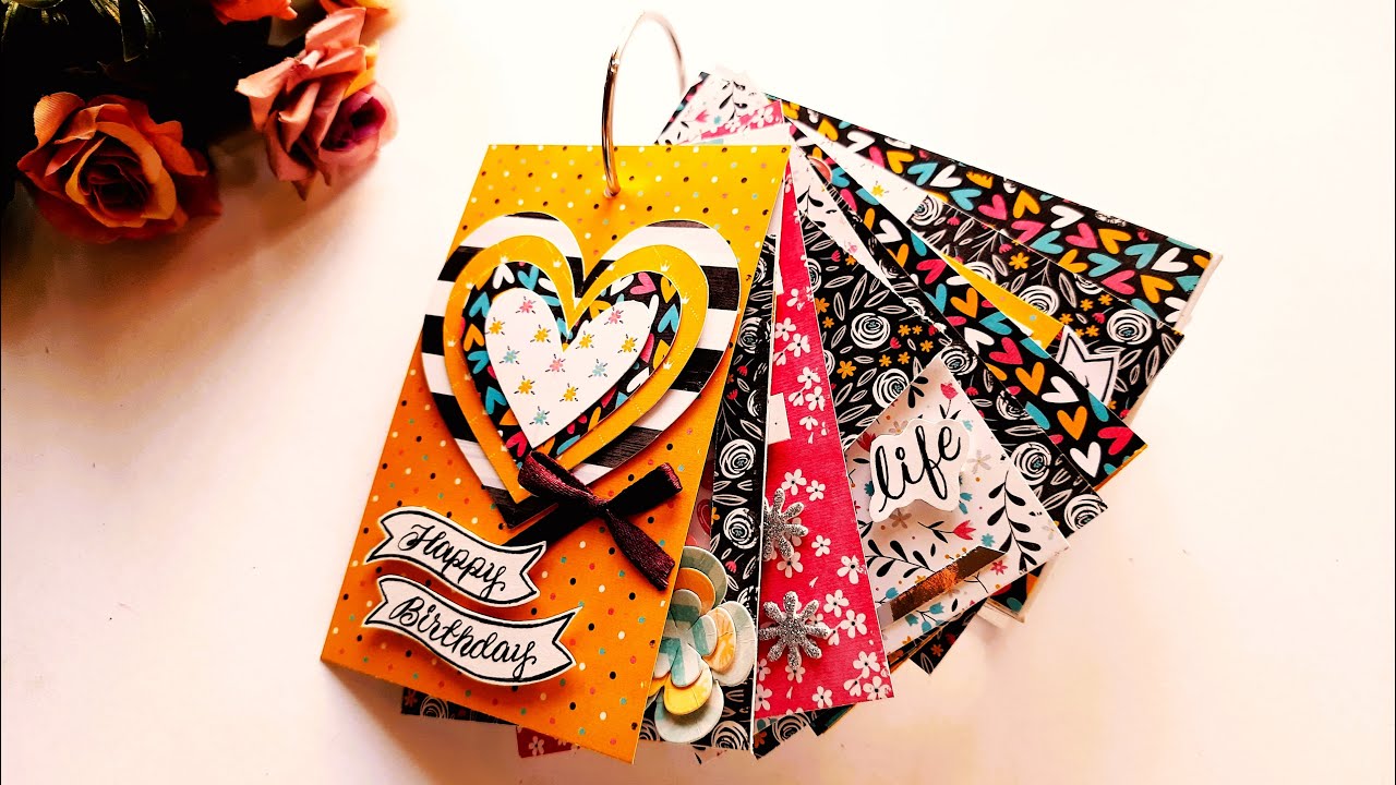How to Make Scrapbook for Birthday | DIY Scrapbook Ideas | Paper Craft Ideas | Tutorial
