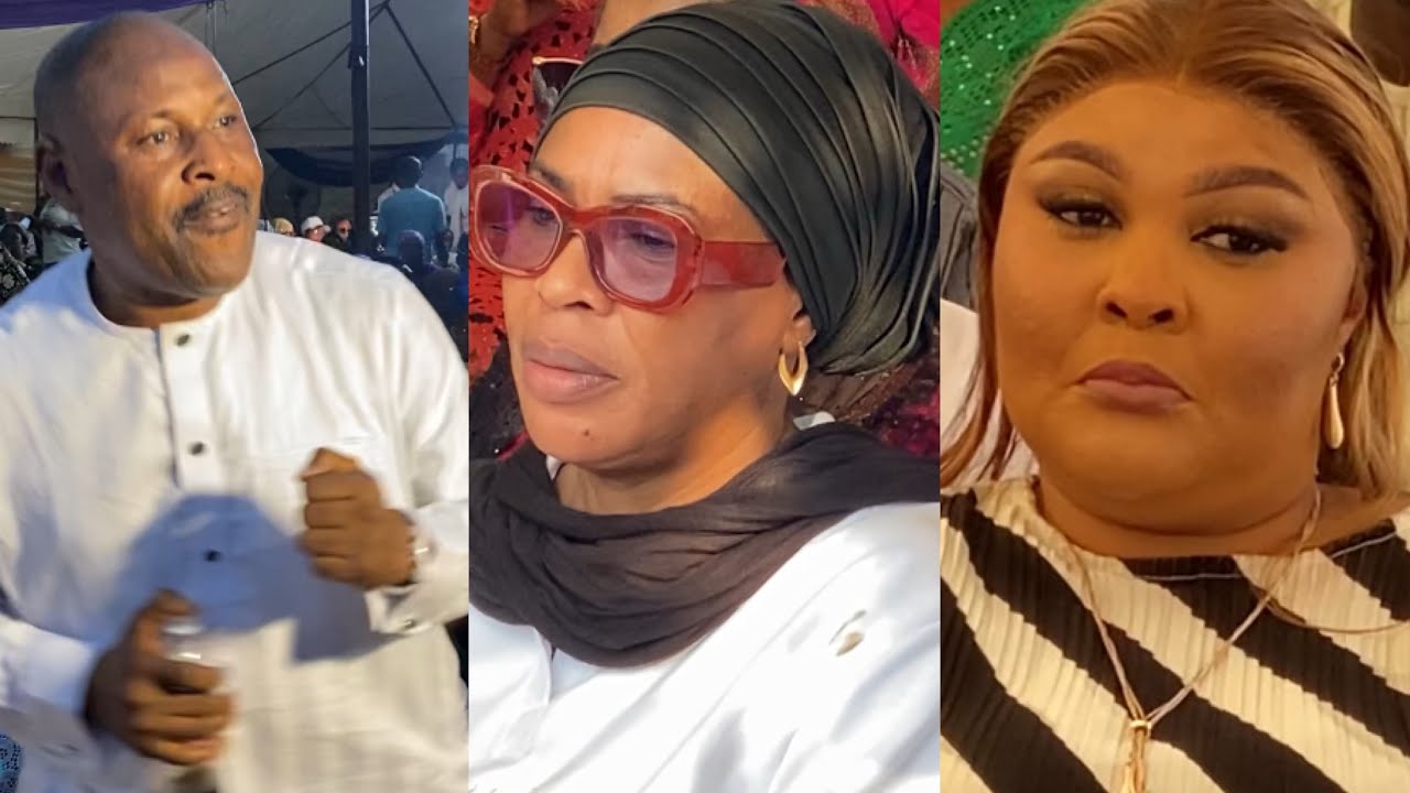 SEE HOW SAHEED BALOGUN MADE AN EPIC DANCE AT HIS EX WIFE FATHIA BALOGUN MOM WAKE KEEPING
