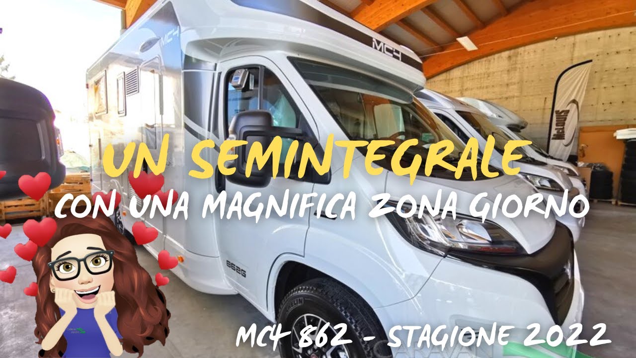 CAMPER SEMINTEGRALE con letto nautico e dinette SPAZIOSA! Mclouis Mc4 862