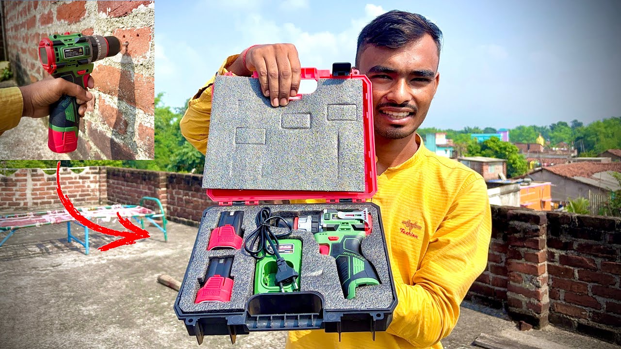 Powerful Heavy Duty Cordless Impact Drill Machine ||Battery Wala drill machine