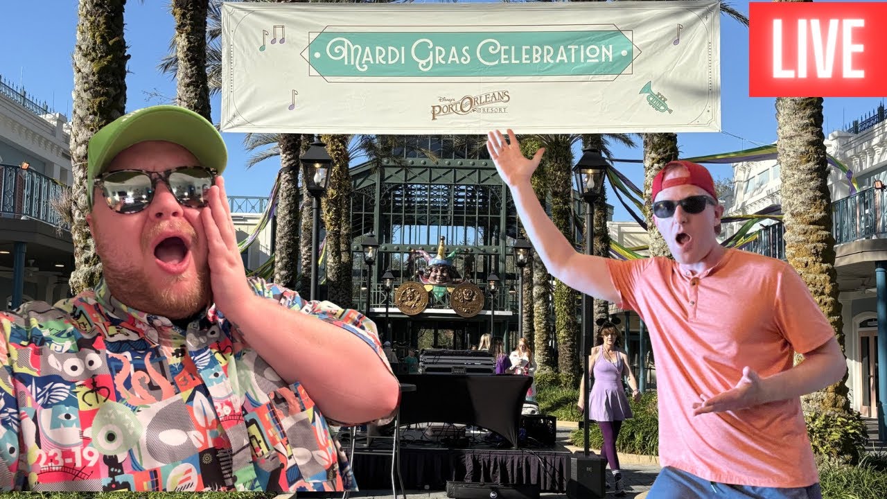 You Didn’t Know Disney Did This… Mardi Gras PARADE LIVE