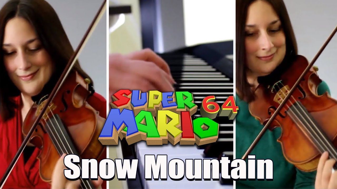 Snow Mountain (Super Mario 64) - violin, viola, piano cover