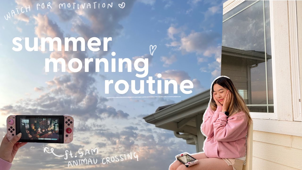 a happy & healthy summer morning ☀️