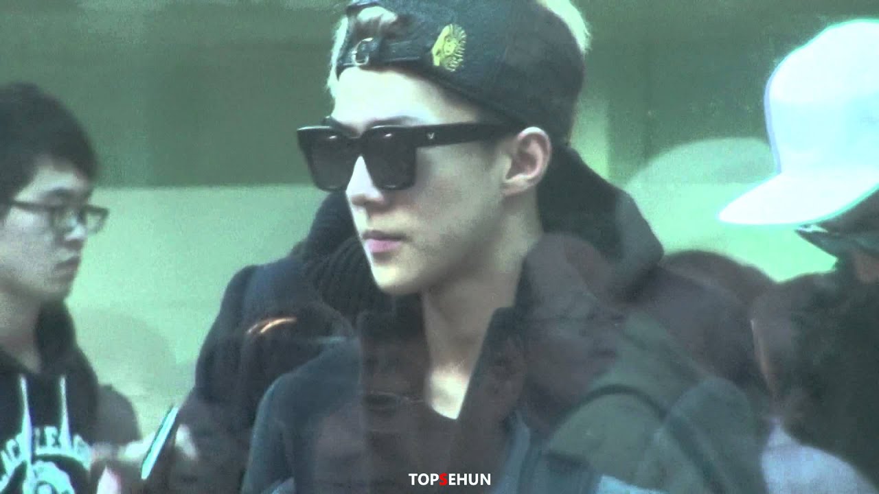 20140106 EXO TPE Airport - Bye my rainbow