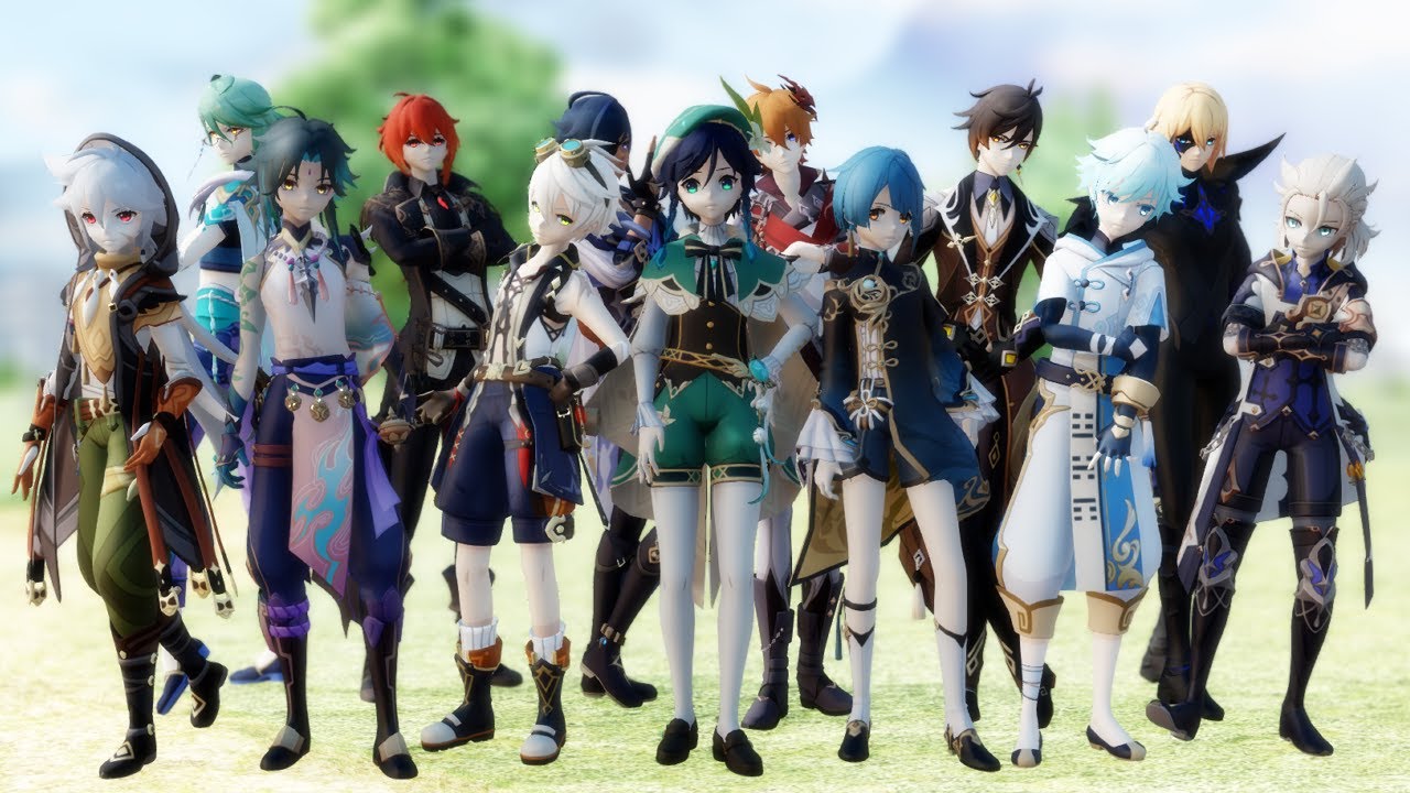 【Genshin Impact MMD】How You Like That (4ver)【Genshin Boys】