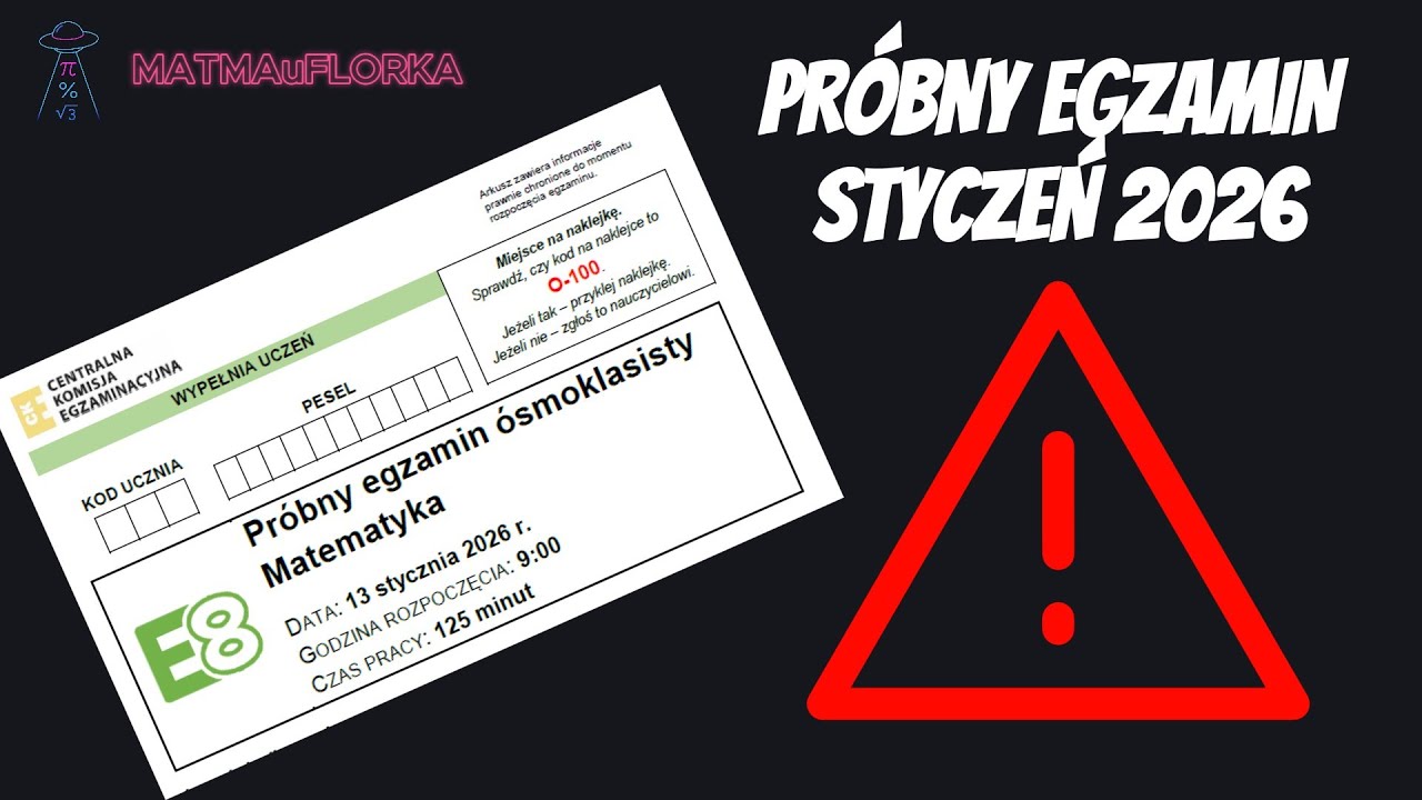 Próbny Egzamin Ósmoklasisty Styczeń 2026 CKE - zadania i odpowiedzi