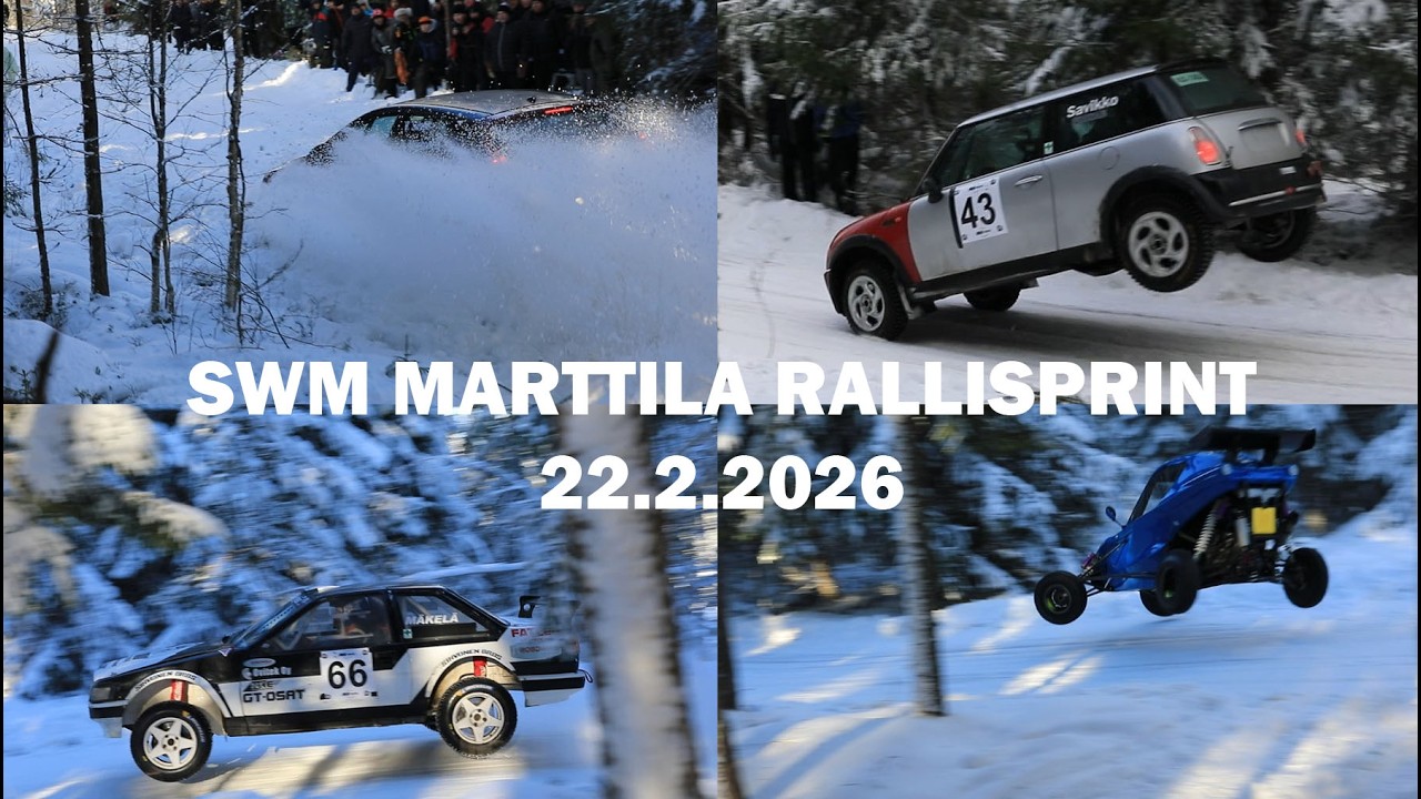 SWM Marttila Rallisprint 22.2.2026 (Jumps, offs)