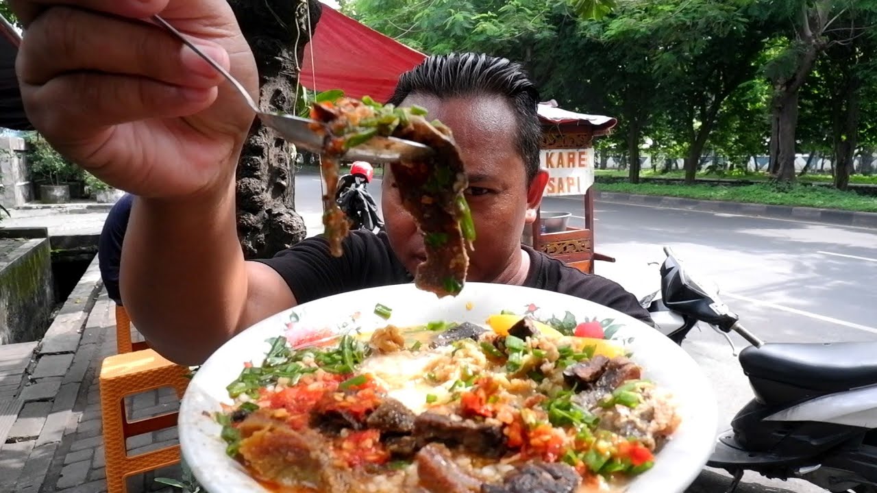 kare sapi full jeroan ENAK TERMURAH di surabaya‼️masakan kaki lima rasa Bintang lima