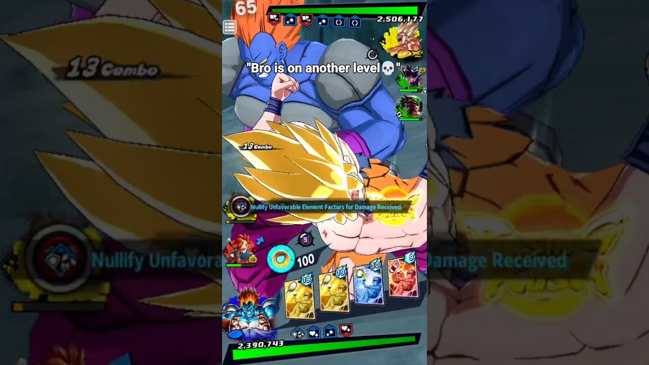 &laquo;Новый LF Android 13, приготовленный ULTRA SSJ Goku😳💥&raquo; (Dragon Ball Legends) #dblegends #dbl #shorts