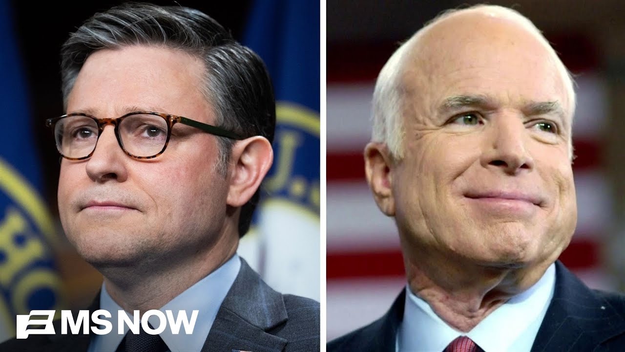 No McCain moment for House Speaker: Johnson declines to call for apology over Trump's Obama post