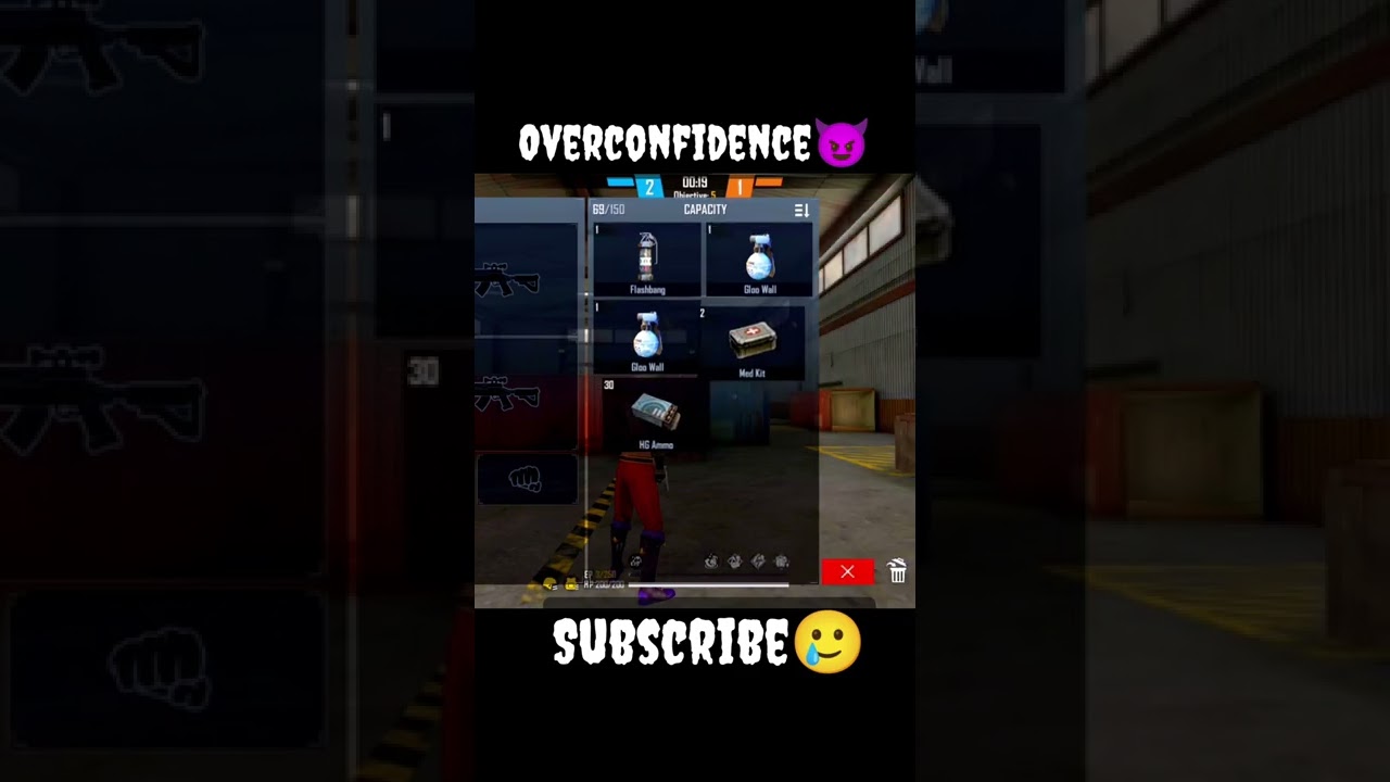 Overconfidence😈 | One Ammo Challenge😱 #shorts #remastergaming #youtubeshorts #trendingshorts #1vs4
