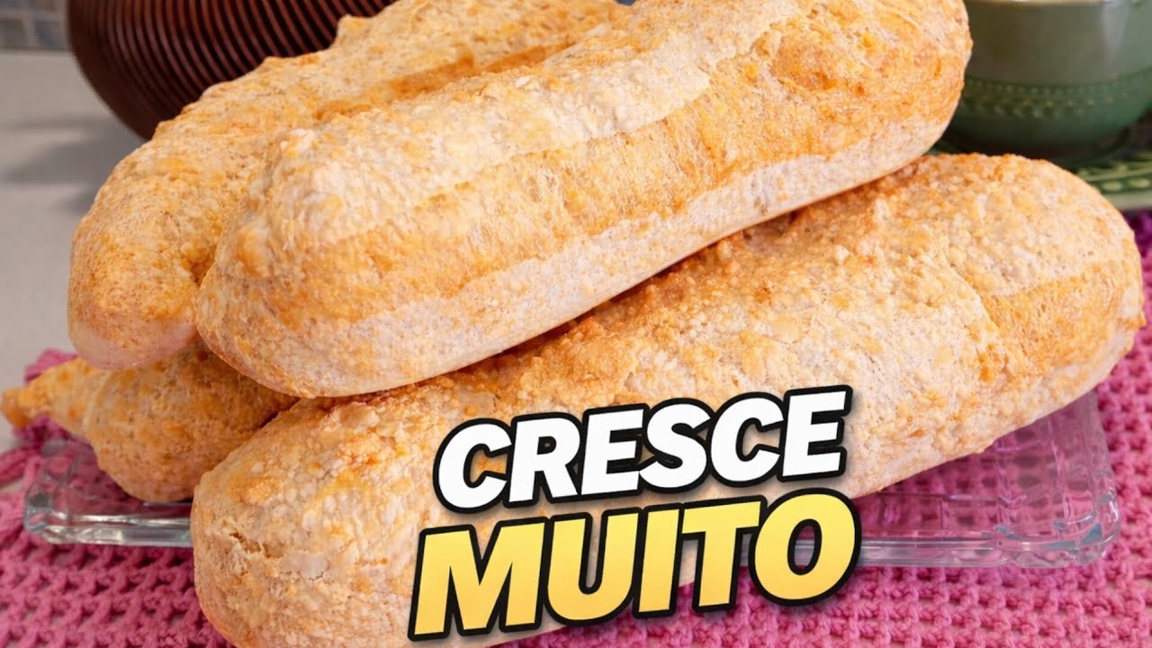  O SEGREDO do Biscoito de Polvilho que CRESCE MUITO e NÃO MURCHA
