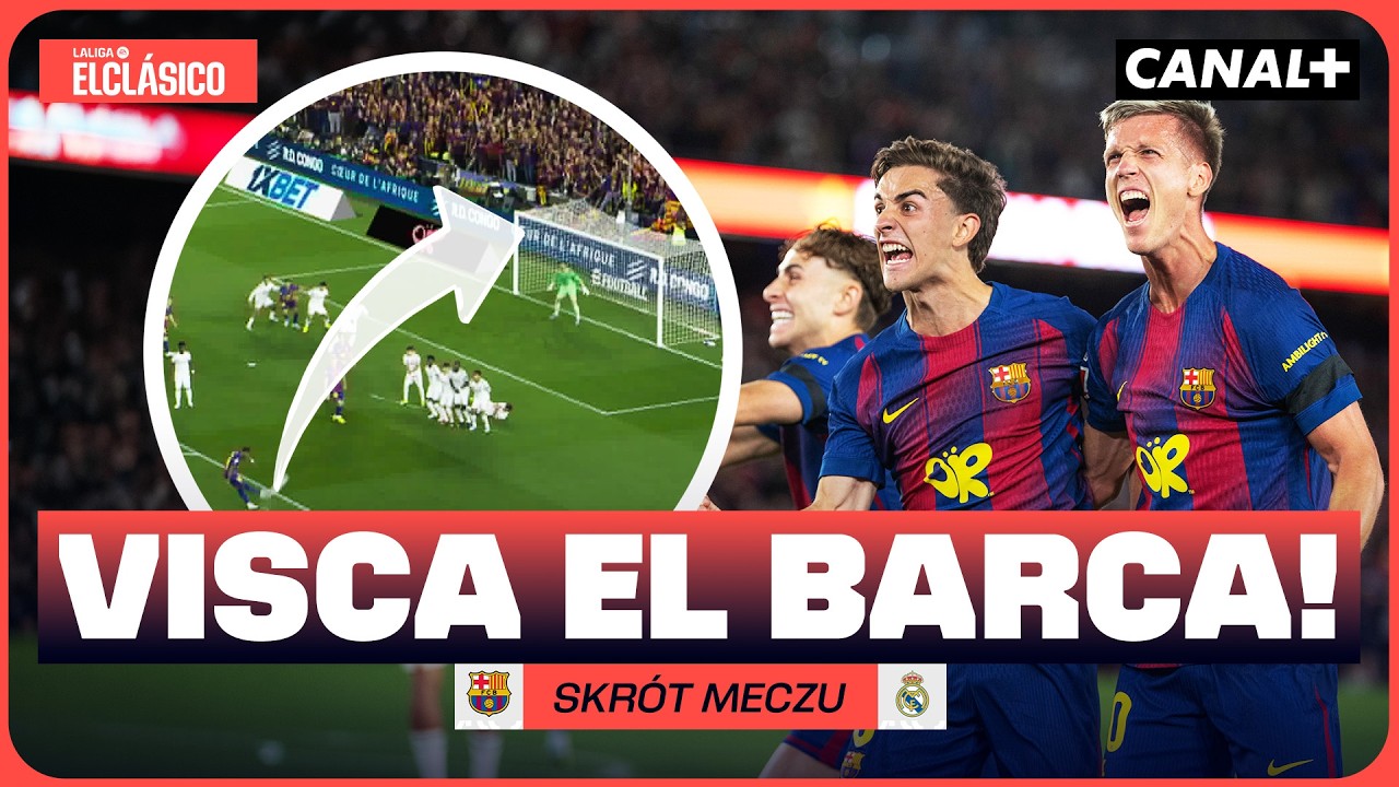BARCELONA MISTRZEM HISZPANII! REAL POKONANY W EL CLASICO! FC BARCELONA - REAL MADRYT, SKR&Oacute;T MECZU