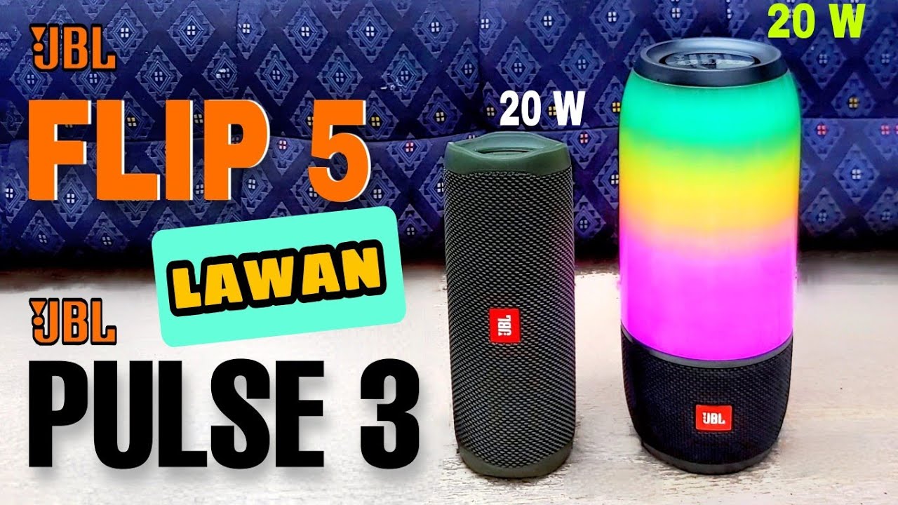 JBL FLIP 5 VS JBL PULSE 3
