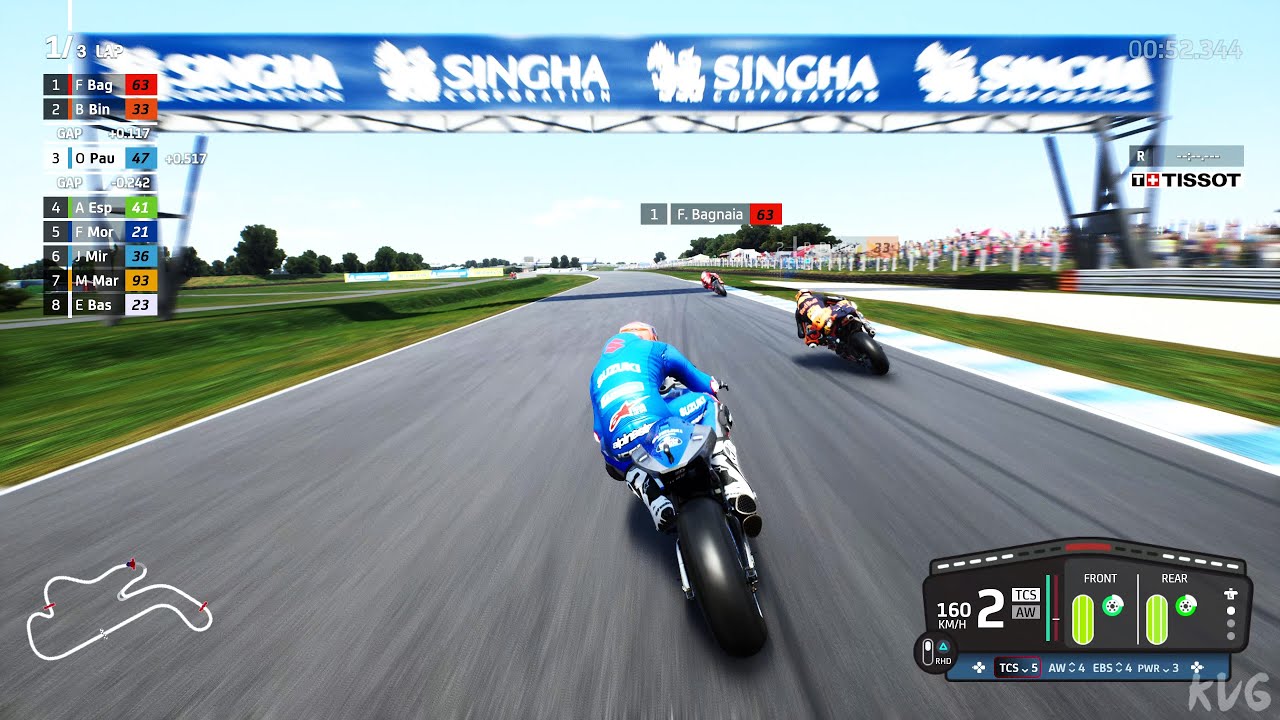 MotoGP 22 - Suzuki GSX-RR (Team Suzuki Ecstar) - Gameplay (PS5 UHD) [4K60FPS]