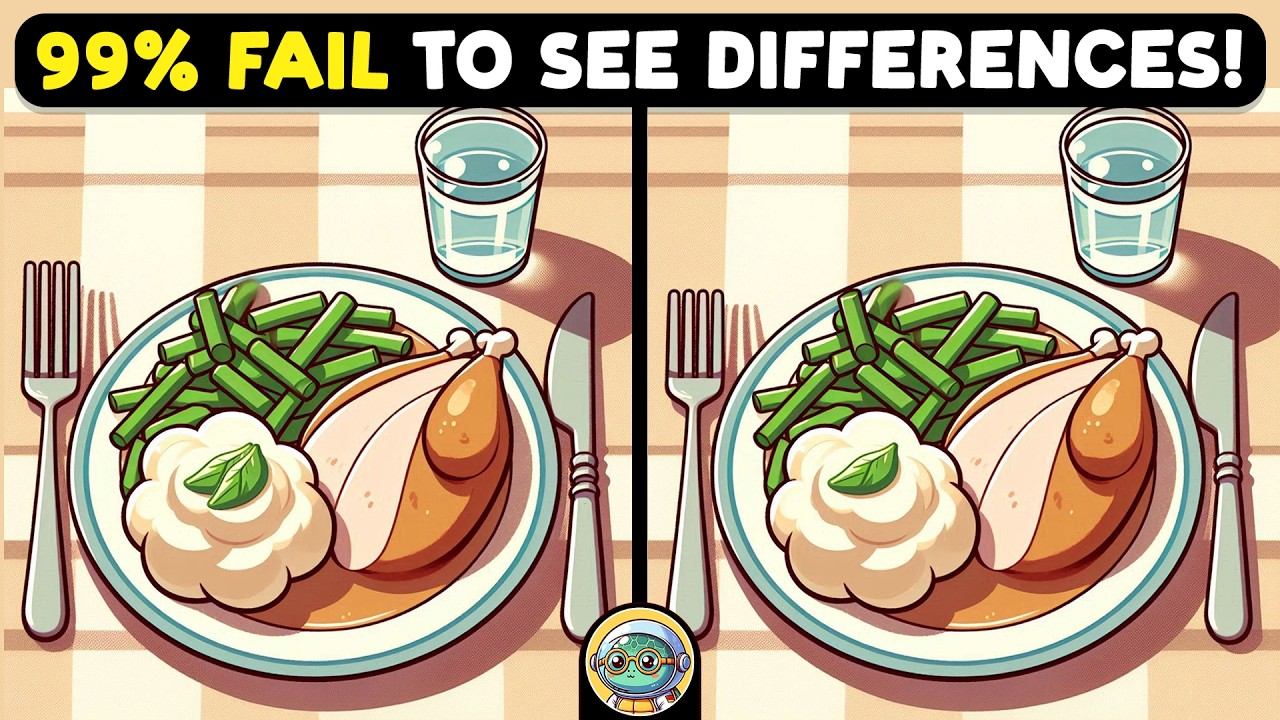 🧩 Spot 3 Differences | Can You Find Them All? 🔔 | Quizonaut Turtle