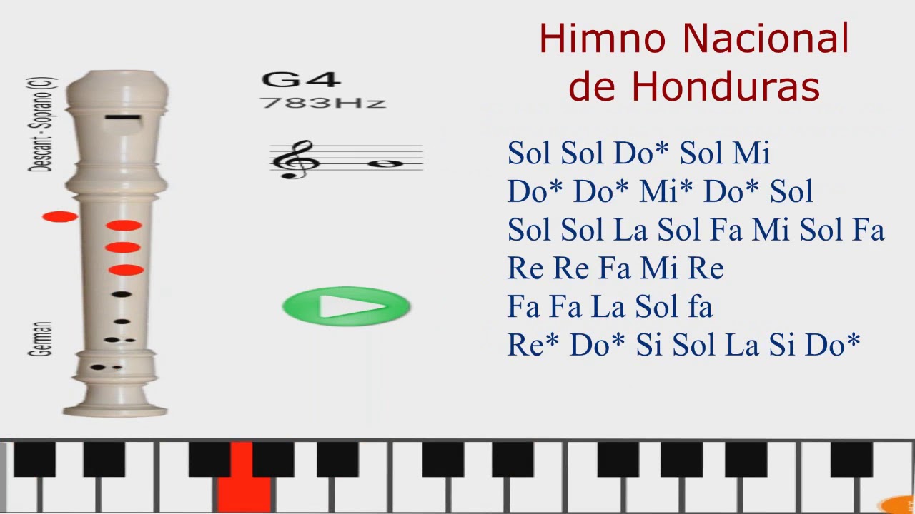 Himno Nacional De Honduras