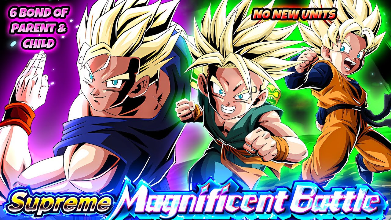 NO NEW UNITS! 6 BOND OF PARENT CHILD vs Supreme Magnificent Battle Stage 5 Gohan | DBZ Dokkan Battle
