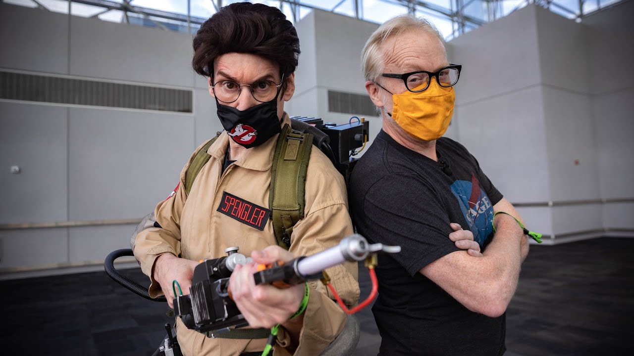 Puppet Master Rick Lyon's Ghostbusters Cosplay at New York Comic Con!