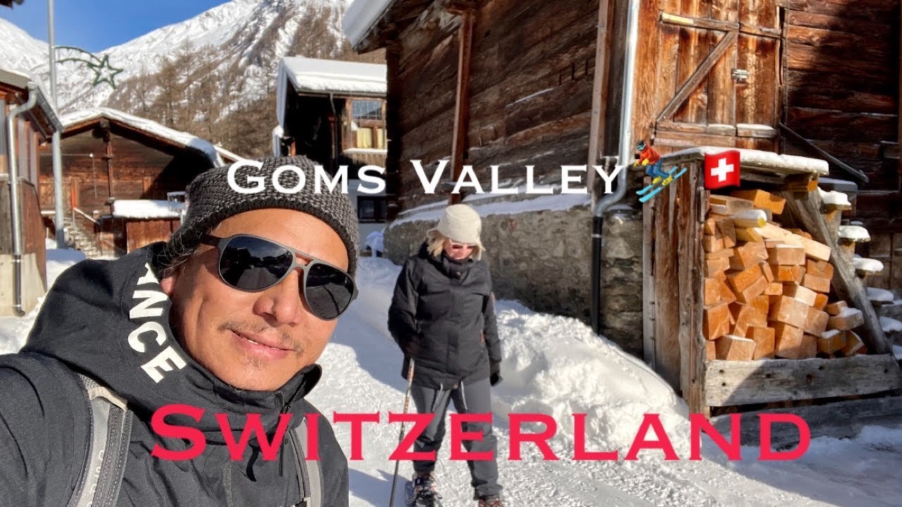 Goms Valley in Switzerland in 4K