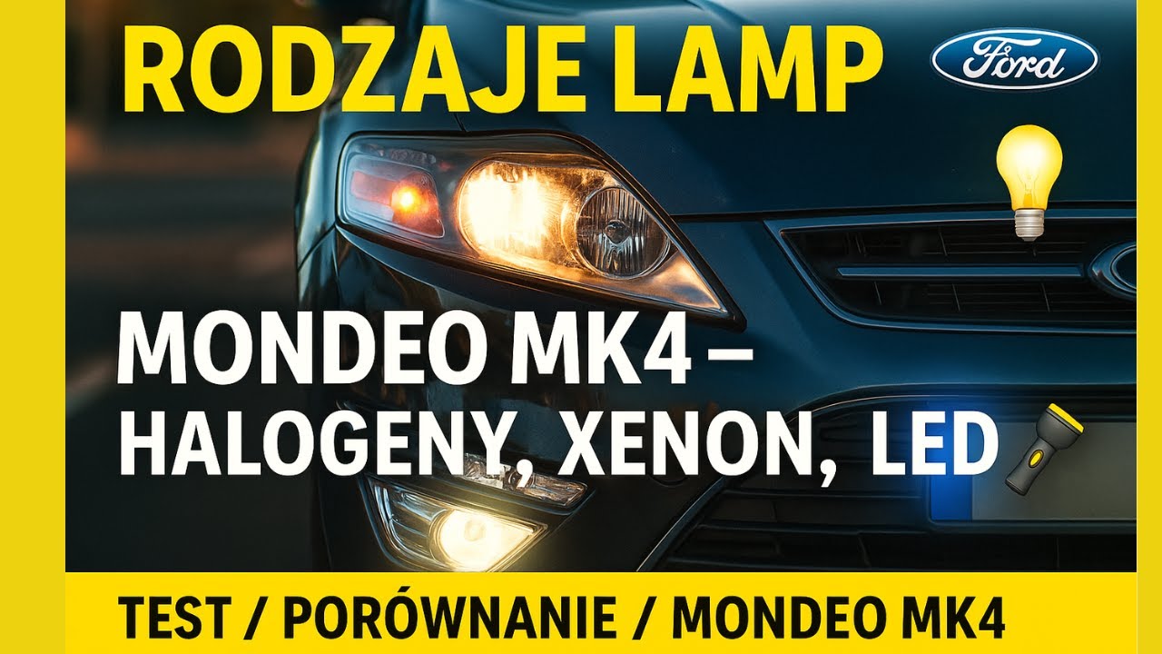 JAKIE SĄ RODZAJE LAMP w MONDEO MK4?